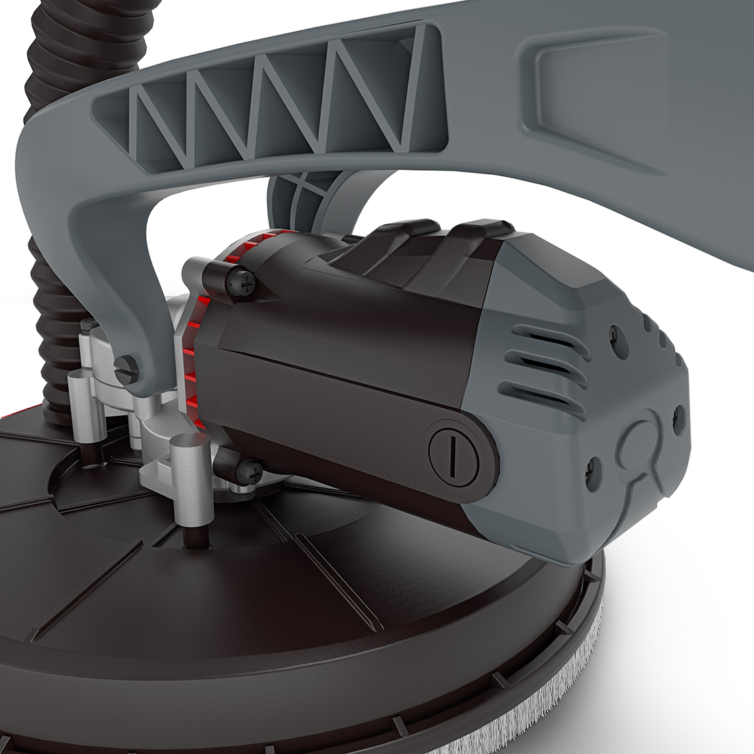Patin Auto-agrippant Doux 225 Mm Pour Ponceuses à Plâtre MENZER - Compatible LHS 225, TBS 225, Etc.