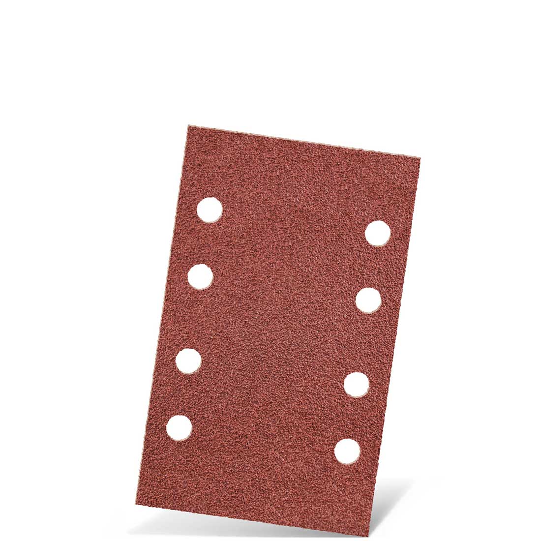 Feuilles abrasives auto-agrippantes MENZER pour ponceuses vibrantes, G40–240, 133 x 80 mm / 8 trous / corindon normal