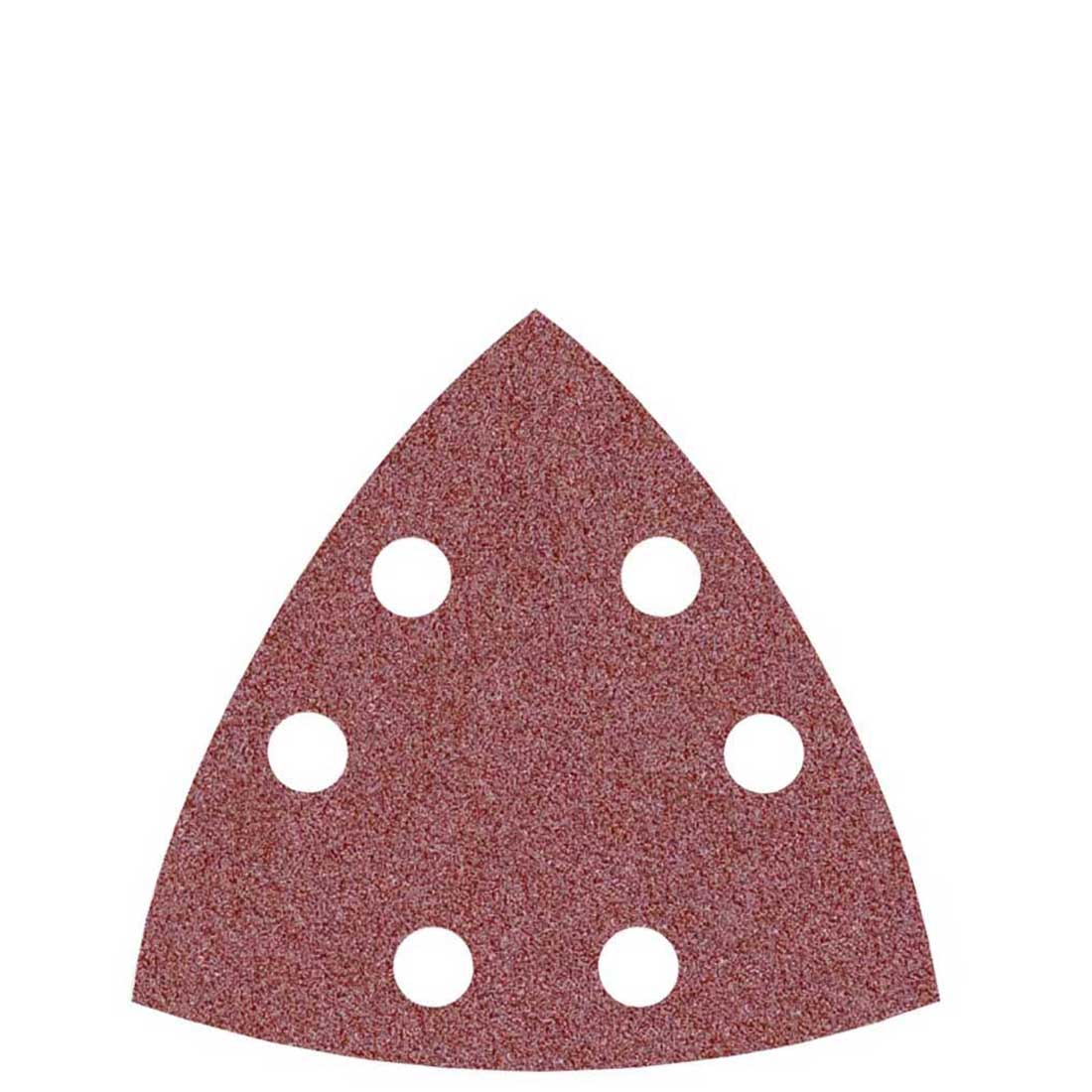 Feuilles abrasives auto-agrippantes MioTools pour ponceuses delta pour Bosch, G24–240, 93 mm / 6 trous / corindon normal