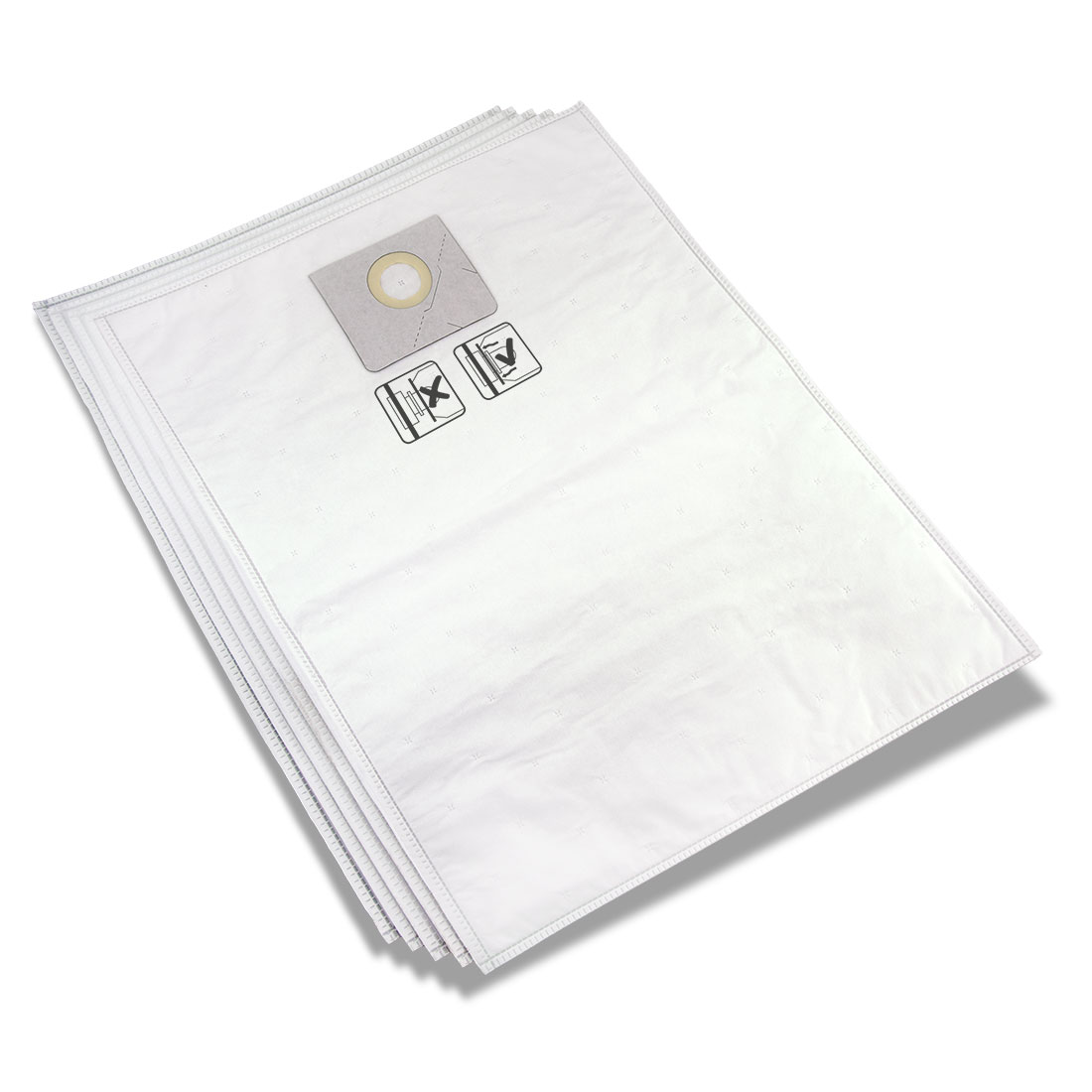Kit de sac filtrants en non-tissé 50 l (5 pc.)