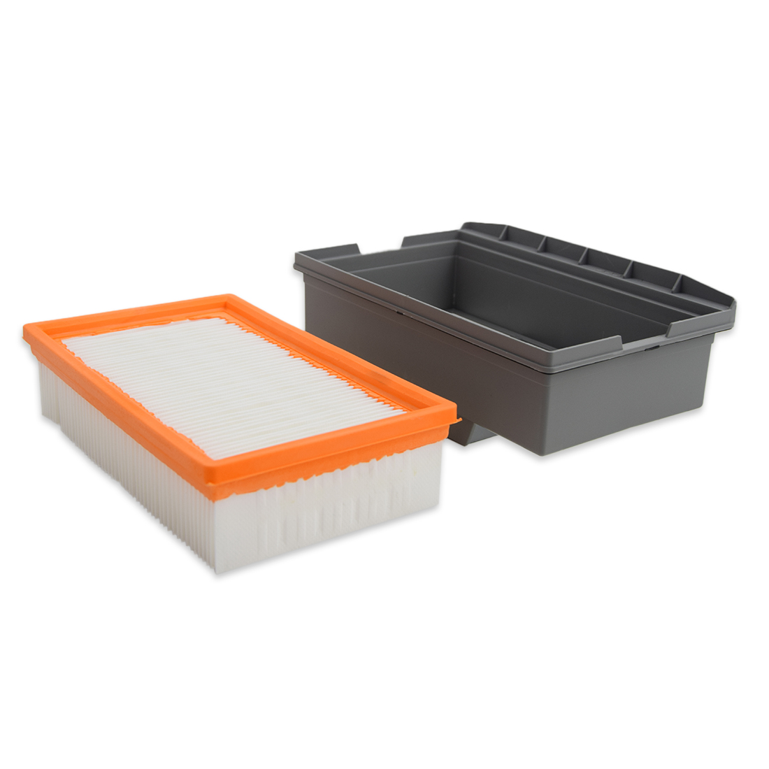 Filtre plissé plat PES avec cadre
