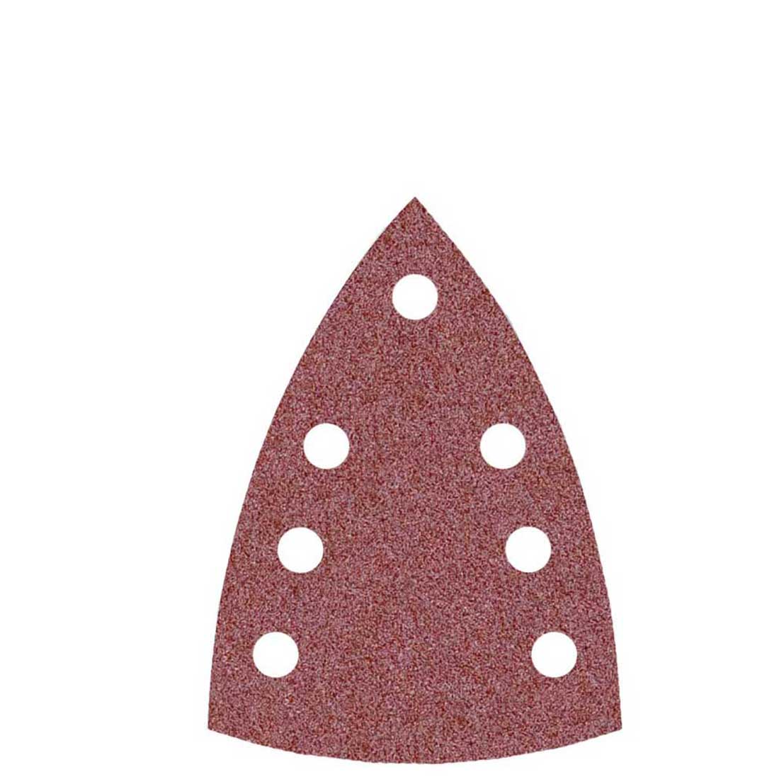 Feuilles abrasives auto-agrippantes MioTools pour ponceuses delta, G24–240, 150 x 100 mm / 7 trous / corindon normal